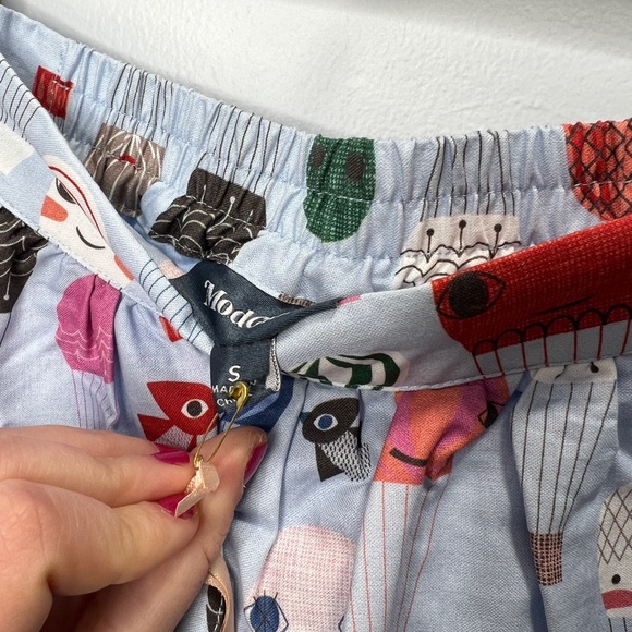 ModCloth hot air balloon midi skirt w pocket and elastic back waistband nwt - Picture 7 of 8